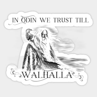 In Odin we trust ... Sticker